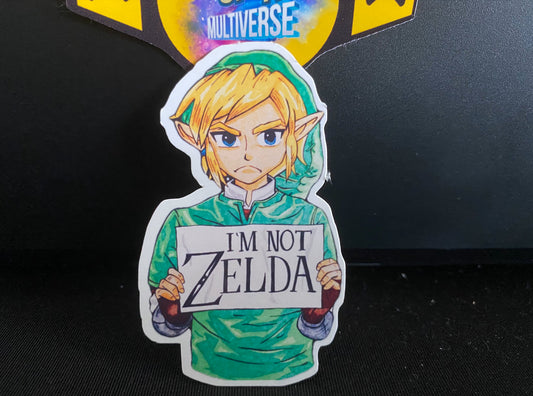 I'm Not Zelda Sticker [The Legend Of Zelda]