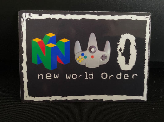 N64 World Order Sticker