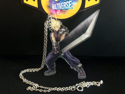 Cloud Strife Necklace {Final Fantasy VII, Jewelry}