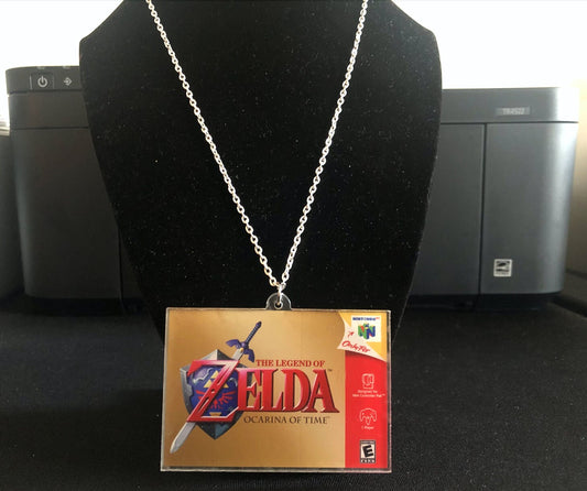 Ocarina Of Time Necklace {Legend Of Zelda, Nintendo 64, Jewelry}