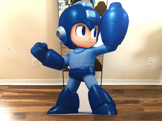 Mega Man 4ft Tall LifeSize Cardboard Cutout Standee