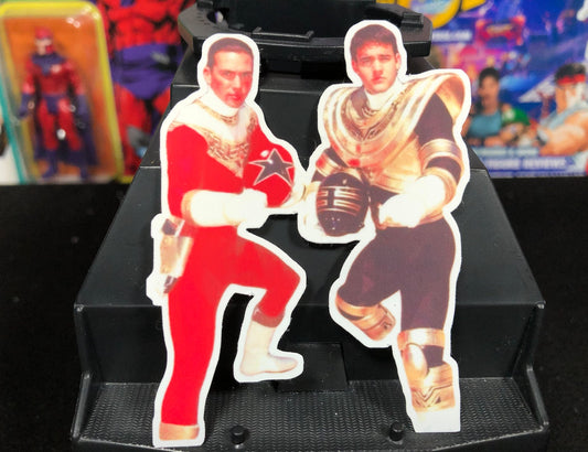 Tommy & Jason Zeo Rangers Sticker 2 {Power Rangers ZEO}
