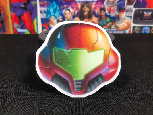 Samus Helmet Sticker (Metroid)