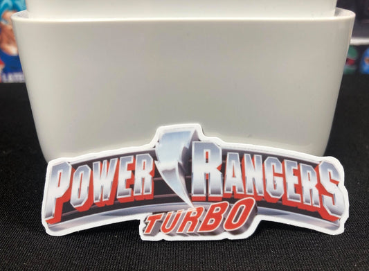Power Rangers Turbo Logo Sticker