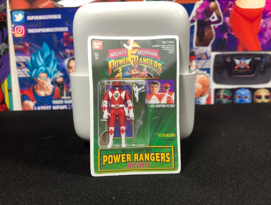 MMPR Red Ranger Box Sticker (Mighty Morphin Power Rangers)